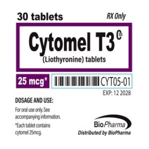 Cytomel (T3) 25mcg