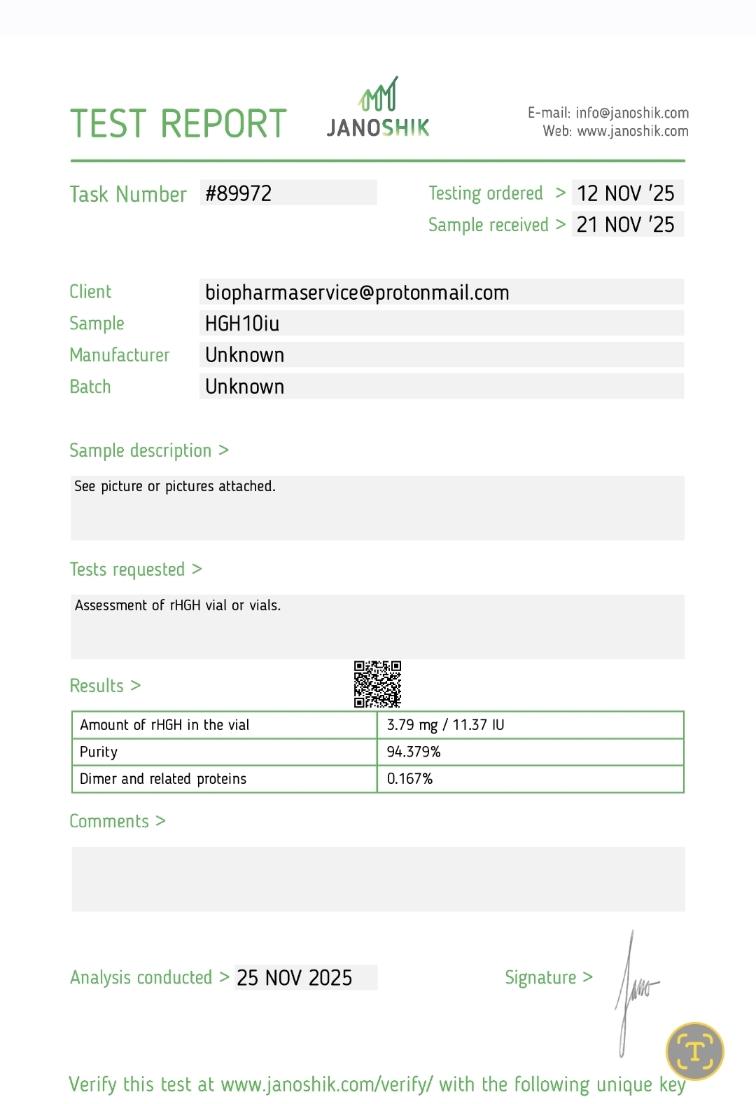 Biotropin 10iu (HGH 100iu kit) - Image 2